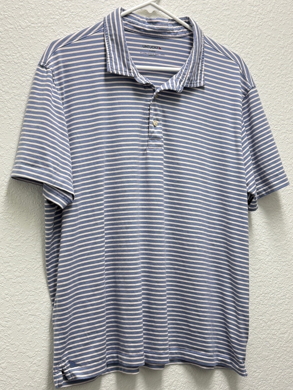 UNTUCKit Men’s Striped Polo Shirt